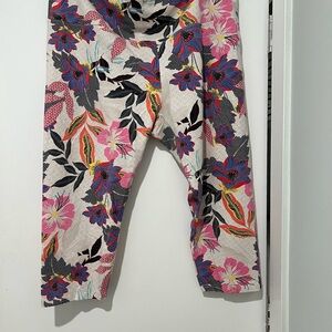 Intro. Multicolor Floral Leggings 3XL